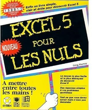 Excel 5 pour les nuls - Greg Harvey