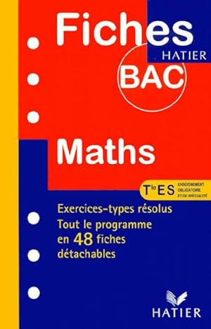 Maths Terminale ES - Laurent Darr?