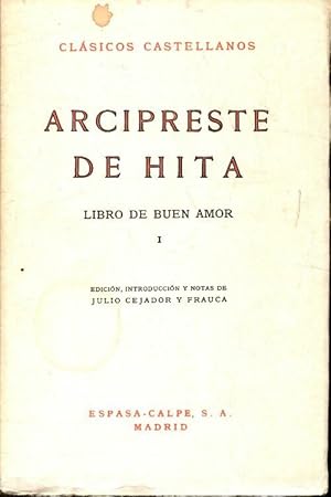 Imagen del vendedor de Libro de buen amor Tome I : Arcipreste de hita - Juan Ruiz a la venta por Book Hmisphres