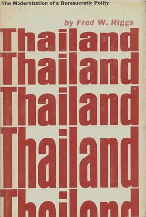 Seller image for Thailand - Fred W Riggs for sale by Book Hmisphres