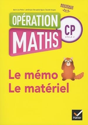 Op ration maths CP  d. 2016 - m mo + mat riel - Marie-Lise Peltier