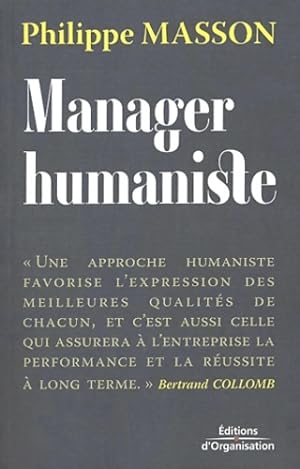 Manager humaniste - Philippe Masson