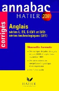 Anglais ann e 2001.S ries L, ES, S, (LV1 et LV2) S ries technologiques (LV1) - Didier Hourquin