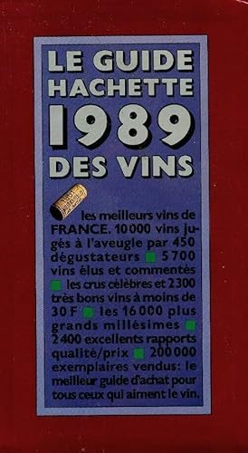 Guide hachette des vins de France 1989 - Collectif