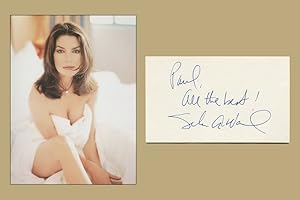 Seller image for Sela Ward - Early signed card + Photo - 1991 for sale by PhP Autographs