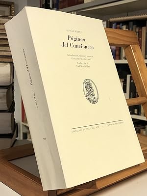 Imagen del vendedor de Pginas Del Cancionero Edicin Bilingue. a la venta por La Bodega Literaria