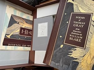 Seller image for Poems of Thomas Gray with watercolour illustrations by William Blake ; Blake's Illustrations to the Poems of Gray [2 volumes] for sale by Foster Books - Stephen Foster - ABA, ILAB, & PBFA