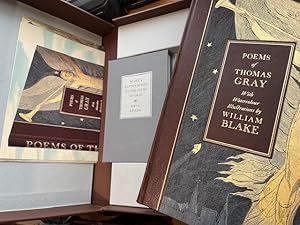 Image du vendeur pour Poems of Thomas Gray with watercolour illustrations by William Blake ; Blake's Illustrations to the Poems of Gray [2 volumes] mis en vente par Foster Books - Stephen Foster - ABA, ILAB, & PBFA