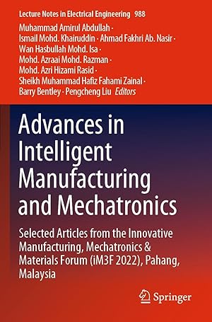 Seller image for Advances in Intelligent Manufacturing and Mechatronics for sale by moluna