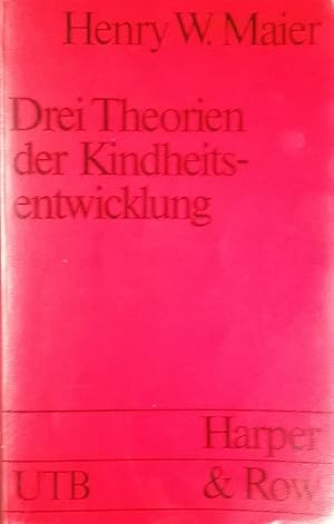 Image du vendeur pour Drei Theorien der Kindheitsentwicklung. Mit einer Einleitung von Frank Baumgrtel mis en vente par Klaus Kreitling