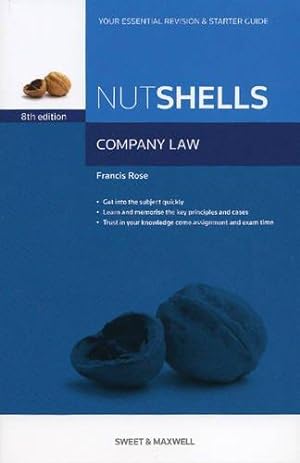 Immagine del venditore per Nutshells: Company Law Revision Aid and Study Guide (Nutshell) venduto da WeBuyBooks