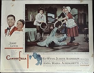 Imagen del vendedor de Cinderfella Lobby Card #6 Jerry Lewis, Norman Rockwell Art! a la venta por AcornBooksNH