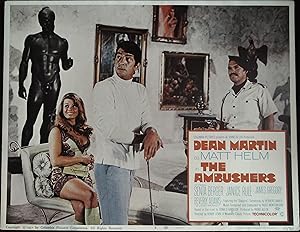 Image du vendeur pour The Ambushers Lobby Card #4 Dean Martin, Senta Berger, Janice Rule mis en vente par AcornBooksNH