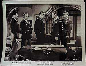 Bild des Verkufers fr Command Decision 8 x 10 Still 1948 Hodiak, Donlevy, Pidgeion, Gable & Johnson! zum Verkauf von AcornBooksNH