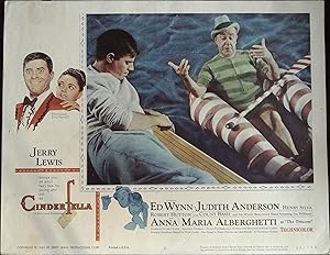 Imagen del vendedor de Cinderfella Lobby Card #2 Jerry Lewis, Norman Rockwell Art! a la venta por AcornBooksNH