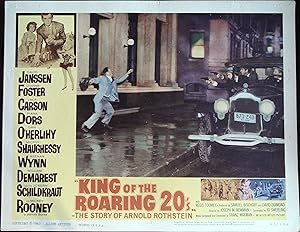 Image du vendeur pour King of the Roaring 20's Lobby Card #7 1961 Murder on the streets! mis en vente par AcornBooksNH