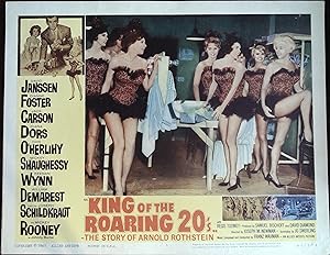 Imagen del vendedor de King of the Roaring 20's Lobby Card #6 1961 Diana Dors! a la venta por AcornBooksNH