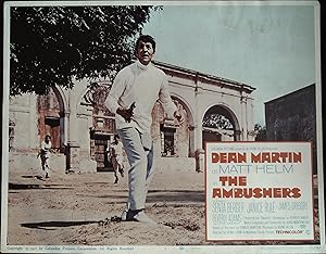 Imagen del vendedor de The Ambushers Lobby Card #1 Dean Martin, Senta Berger, Janice Rule a la venta por AcornBooksNH