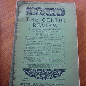 The Celtic Review, Published Quarterly - Volume II No.6 Oct 1905