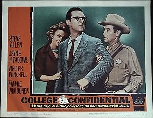 Seller image for College Confidential Lobby Card #3 Steve Allen, Janye Meadow! for sale by AcornBooksNH