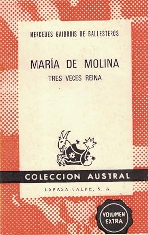 Imagen del vendedor de MARA DE MOLINA. TRES VECES REINA. a la venta por Librera Torren de Rueda