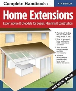 Imagen del vendedor de Complete Handbook of Home Extensions a la venta por WeBuyBooks