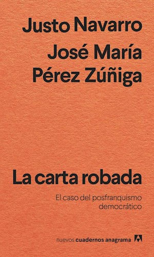 Immagine del venditore per Carta Robada El Caso Del Posfranquismo Democratico (nuevos venduto da Juanpebooks