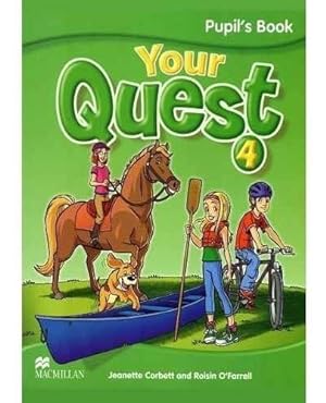 Imagen del vendedor de Your Quest 4 - Pupils And Activity Book - Macmillan a la venta por Juanpebooks