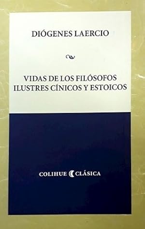 Imagen del vendedor de Vidas De Los Filosofos Ilustres Cinicos Y Estoicos (colecci a la venta por Juanpebooks