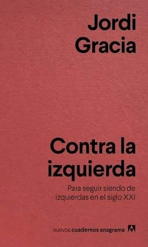 Image du vendeur pour Contra La Izquierda (coleccion Nuevos Cuadernos Anagrama 10 mis en vente par Juanpebooks
