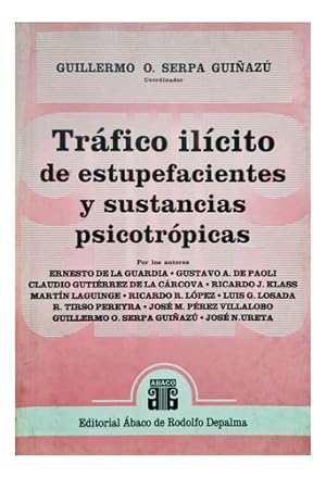 Bild des Verkufers fr Tr fico Il cito De Estupefacientes Y Sustancias zum Verkauf von Juanpebooks