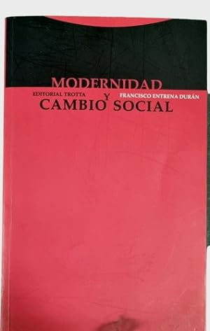 Seller image for Modernidad Y Cambio Social Francisco Entrena Duran for sale by Juanpebooks