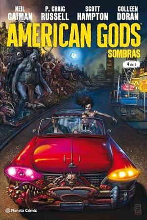 Bild des Verkufers fr American Gods Sombras 4 - Neil Gaiman - Hampton - Russell zum Verkauf von Juanpebooks