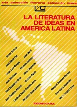 Imagen del vendedor de La Literatura De Ideas En Amrica Latina - Antologia a la venta por Juanpebooks