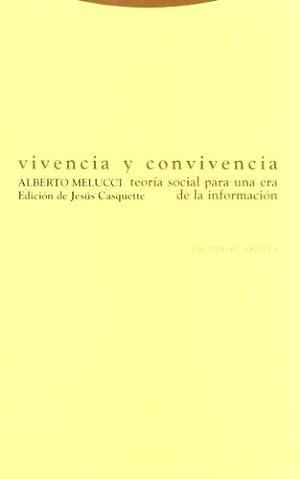 Seller image for Vivencia Y Convivencia - Alberto Melucci for sale by Juanpebooks