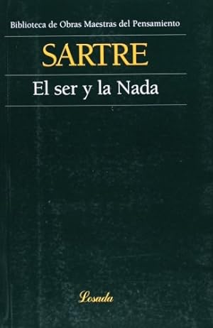 Immagine del venditore per El Ser Y La Nada, De Jean-paul Sartre. Editorial Losada, Edici n 1 En Espa ol venduto da Juanpebooks