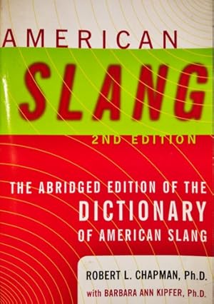 Imagen del vendedor de American Slang Dictionary - Chapman - Ed. Harper Collins a la venta por Juanpebooks