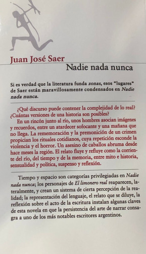 Image du vendeur pour Nadie Nada Nunca - Juan Jose Saer - Seix Barral mis en vente par Juanpebooks