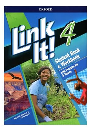 Bild des Verkufers fr Link It! 4 - Student Book + Workbook + Practice Kit zum Verkauf von Juanpebooks