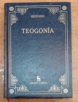 Imagen del vendedor de Teogonia - Hesiodo - Gredos a la venta por Juanpebooks