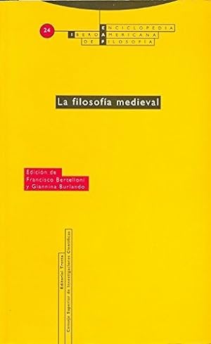 Imagen del vendedor de F Bertelloni G Burlando La Filosof'a Medieval Ed. Trotta a la venta por Juanpebooks