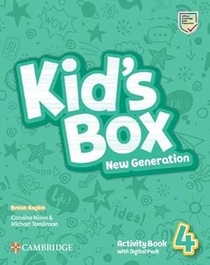 Image du vendeur pour Kids Bok 4 - New Generation - Activity Book + Digital Pack mis en vente par Juanpebooks