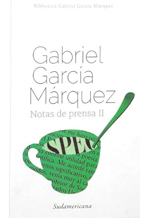 Imagen del vendedor de Notas De Prensa 2, De Gabriel Garc'a Mrquez. Editorial Sudamericana En Espaol a la venta por Juanpebooks