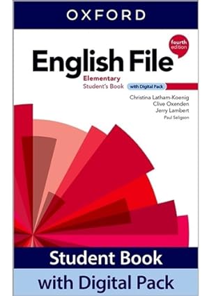 Imagen del vendedor de English File Elementary 4 Ed - Students Book + Digital Pack a la venta por Juanpebooks