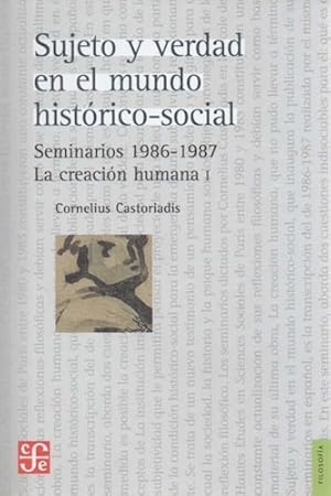 Imagen del vendedor de Libro Sujeto Y Verdad En El Mundo Historico-social - Castori a la venta por Juanpebooks