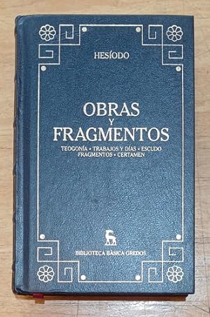 Seller image for Obras Y Fragmentos for sale by Juanpebooks