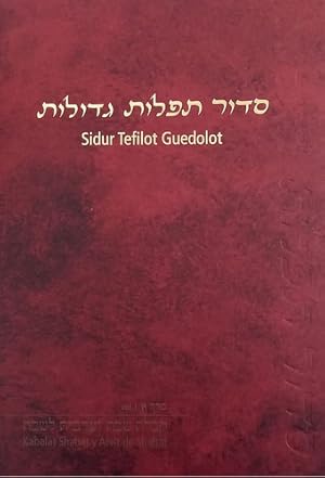 Seller image for Sidur Tefilot Guedolot - Judith Berinstein for sale by Juanpebooks