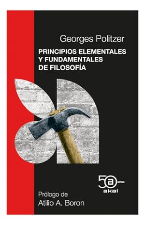 Imagen del vendedor de Principios Elementales Y Fundamentales De Filosofia. 50 Aniv a la venta por Juanpebooks