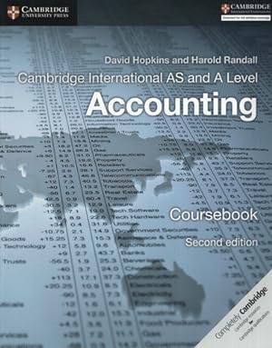 Bild des Verkufers fr Cambridge International As And A Level Accounting (2nd.ed.) zum Verkauf von Juanpebooks