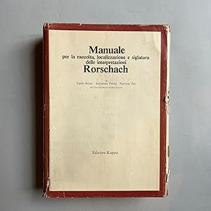 Manuale per la raccolta, localizzazione e siglatura delle interpretazioni Rorschach